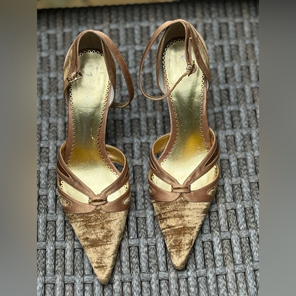 Nine West Velvet Heels